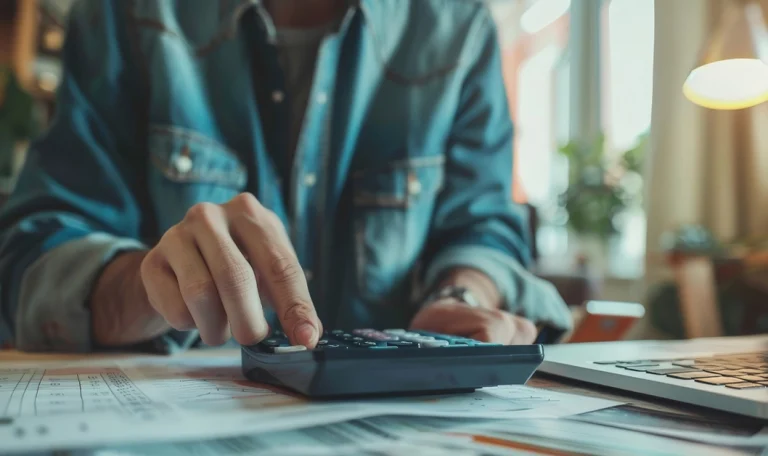 small business owner calculating his equity value in preparation of submitting an Offer in Compromise