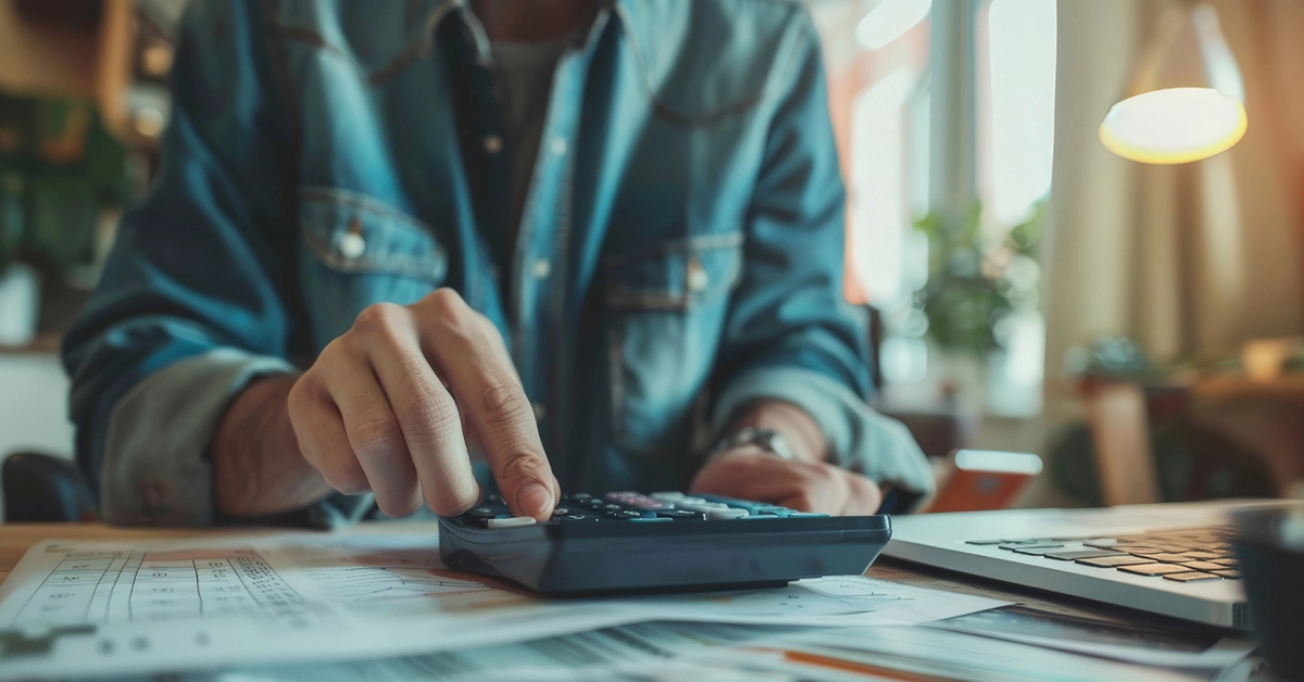 small business owner calculating his equity value in preparation of submitting an Offer in Compromise