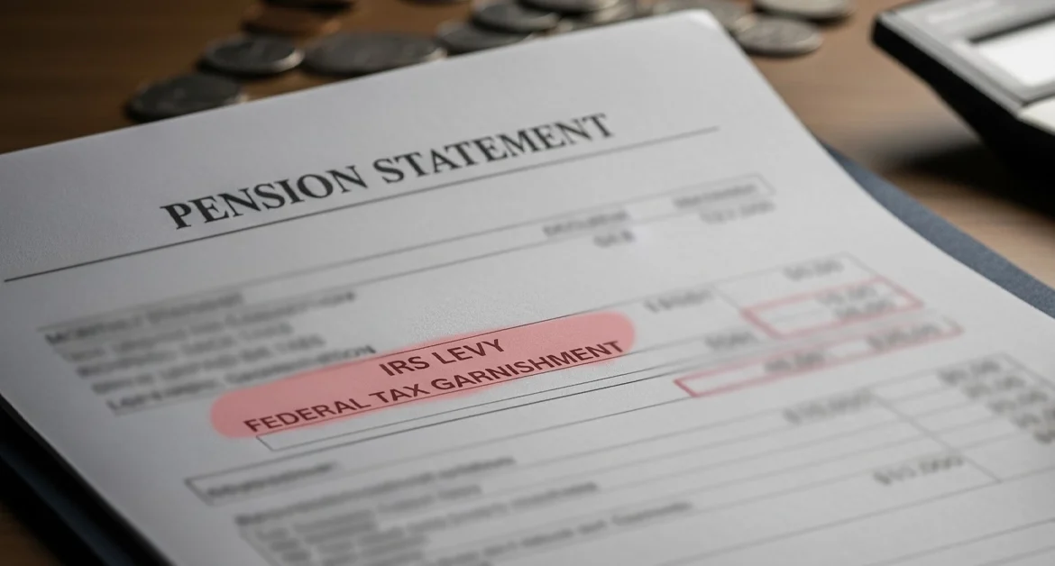 can the IRS garnish your pension and life savings for unpaid back taxes? find out more!