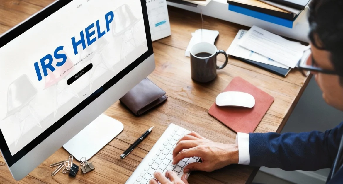 Searching the web to find where to get IRS help